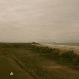 Sited directly on top of the foredune, the 17th tee affords a panoramic view of the penultimate hole, clubhouse, beach and ocean beyond.